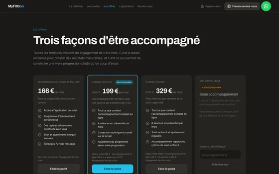 The packages · MyFitGoo